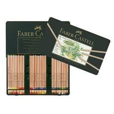 FABER-CASTELL 輝柏 PITT 鉛筆粉彩套組 鐵盒 112160, 60色, 1個