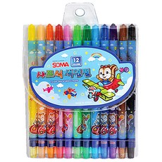 알파 샤프식 색연필 블루, 12색