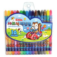 알파 샤프식 색연필 블루, 16색