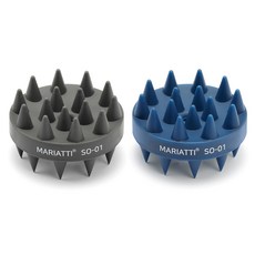 Mariatti 洗髮梳頭皮按摩球 2入組, The Gray, The Blue, 1套