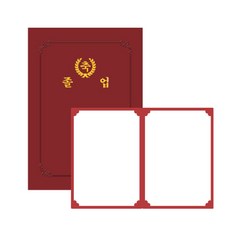 宇進 祝賀畢業插入式紙質獎狀夾 350g 22.8 x 31.5 cm, 紅色, 10個