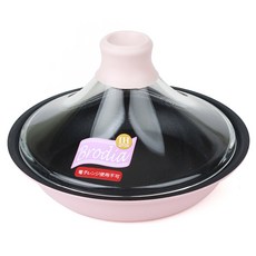 LocknLock 樂扣樂扣 IH爐適用玻璃鍋蓋塔吉鍋 粉色, 直徑26cm, 1個