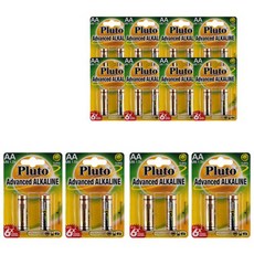 블루마토 플루토 카드형 AA 건전지 녹색 LR6-2B, 2개입, 12개