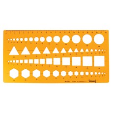 산키스 템플레이트 종합형판 도형자 No 120, 1개