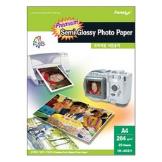 폼텍 프리미엄 고광택 포토용지 260g IH-3022, A4, 20개입