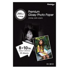 Formtec 高光相紙 260g IH-3810, 8X10, 20件