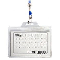 AST 鈴鐺掛繩名牌 橫式, 混色, 100入