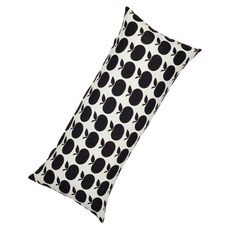 Ein Haus 包括蘋果圖案燈墊棉, 黑色