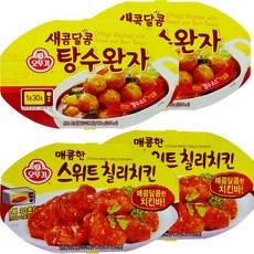 OTOKI 不倒翁 即食糖醋丸子 180g 2入 + 即食甜辣炸雞 180g 2入, 1組