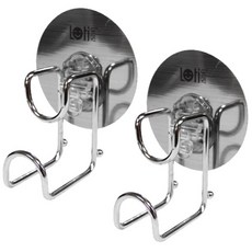 Loti 黏貼式不鏽鋼壁掛, 混色, 2件