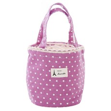 블럭마트 도사락 피크닉 보냉백, 도트와인, 1개