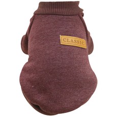 I Love Pet 寵物經典毛衣, 深酒紅色