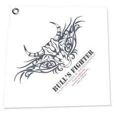 불스파이터 다트 핸드 타월, 화이트, 1개