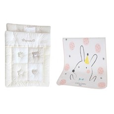 코니베이비 오가닉 꿀잠 유아차렵이불 + 패드 + 좁쌀베개 + 방수요 파티핑크, 1세트