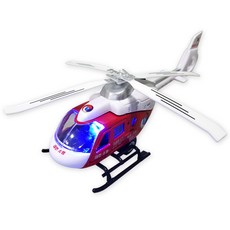 世界流通聲音燈光直升機運作玩具, 紅色（火）