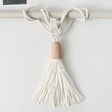 끌래망스 라인 타이백 21 x 70 cm, 화이트, 1개