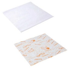 SR 햄버거 포장지 무지 90p + 샌드위치 포장지 와우주황 90p, 1세트