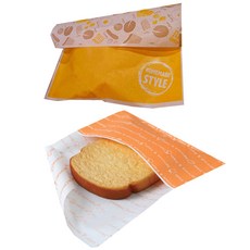 SR 吐司袋 自家製 80入 + 橘色 80入, 1套