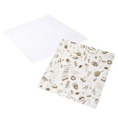 Sr 漢堡包裝紙普通 50p + 漢堡包裝紙瓦特 50p, 1套