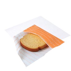 Sr 漢堡包裝紙普通 60p + 吐司袋橙色 60p, 1套