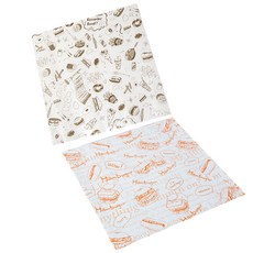 Sr 漢堡包紙橙色70p+漢堡包紙Watts 70p, 1套