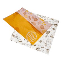 SR漢堡包裝紙What's 100入+吐司袋 自製 100入, 1套