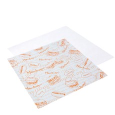 SR漢堡包裝紙 純色 60入+橘色 60入, 1套