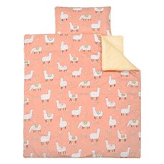 ice cream FAIRY 枕頭棉被組, 珊瑚粉 羊駝款