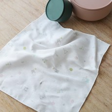 위드베베 바비 엠보 거즈 손수건 5p