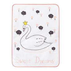 ice cream FAIRY 防水棉被, 粉色 天鵝款