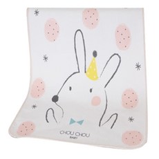 CONY BABY 棉質防水墊, 粉色 兔兔圓點款