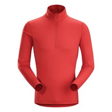 아크테릭스 남성용 페이즈 SL 짚 넥 LS 등산 티셔츠