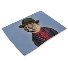 리빙팝 애니멀스타 테이블매트, 39, 42 x 32 cm, 1개