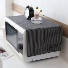 DECOTONIK 微波爐罩, B 黑色鉛筆條紋