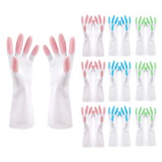 블럭마트 주방 고무장갑, 랜덤 발송, 소(S), 10개