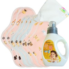 WIZLLY 有機棉質衛生棉體驗組 狗狗圖案 隨機出貨, 14件, 1套