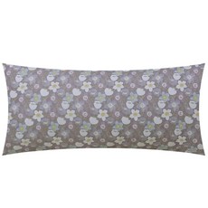 圖案棉質靠墊, 灰色