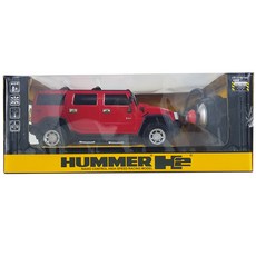 굿베이비 1:24 험머H2 RC 자동차, 적색, 1개