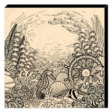 dreamART 著色木畫布海洋探索, 混色