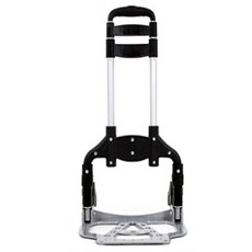 구름과환경 짐보이 3단 접이식 핸드카트 블랙, 1개