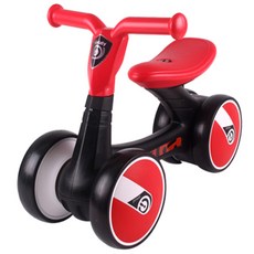 파파스토이 유로 프리미엄 유아용 세발 자전거, 레드, 1개