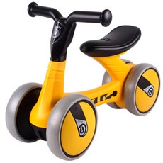 파파스토이 유로 프리미엄 유아용 세발 자전거, 옐로우, 1개