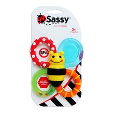 쎄씨 꿀벌 딸랑이치발기 A, 랜덤 발송, 1개