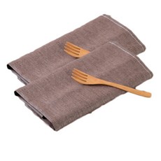 Justin & Chloe 基本色防水桌墊, 棕色, 30 x 45 厘米