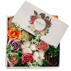 ASPASIA 冬青康乃馨棉花箱 +口袋豬後套, 粉色的