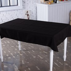 BYDECO 素色防水桌布, 黑色, 中(90 x 90cm)