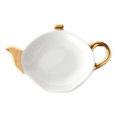 韓國 ZEN Look 茶包碟, 金色, 1個