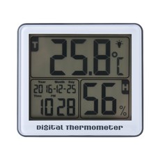 Nova Living數位溫濕度計 SH210 灰色, 1個