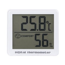 Nova Living 電子溫濕度計, 白色, 1入