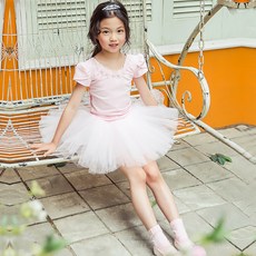 aterre Ballet 女童短袖+芭蕾舞短裙套裝 ATB-6713